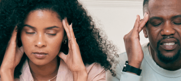 two parents not getting on together